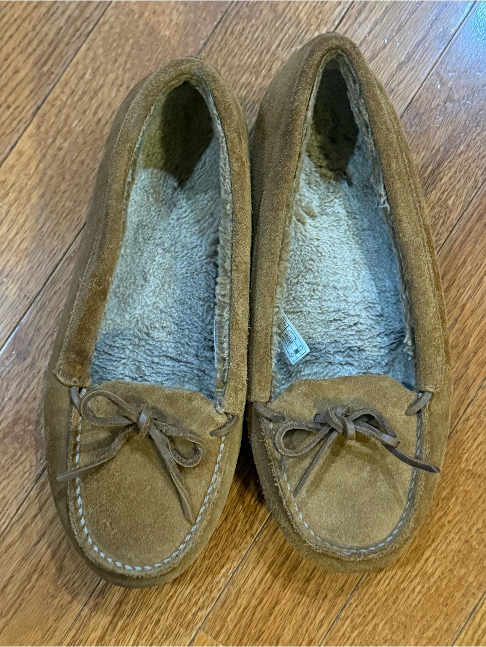 Vionic Women’s 8 Cozy Ida Slippers Suede Moccasins Orthotic Arch Support Lined - Picture 2 of 10